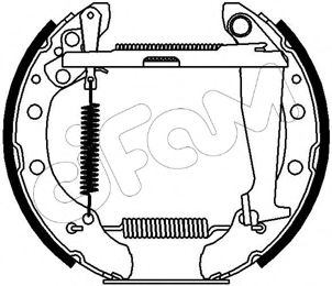 Тормозные колодки CIFAM 151-126