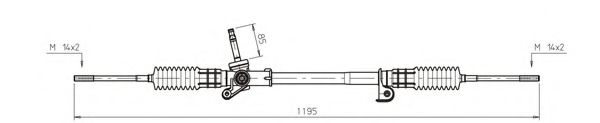 Рулевой механизм GENERAL RICAMBI FO4023