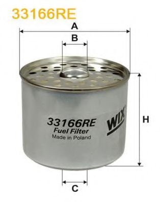 Топливный фильтр WIX FILTERS 33166RE