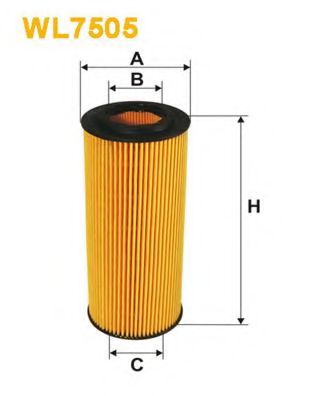 Масляный фильтр WIX FILTERS WL7505
