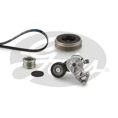 Комплект поликлинового ремня GATES K076DPK1195