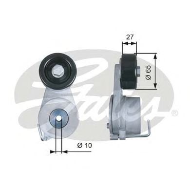 Натяжной ролик поликлинового ремня GATES T39275