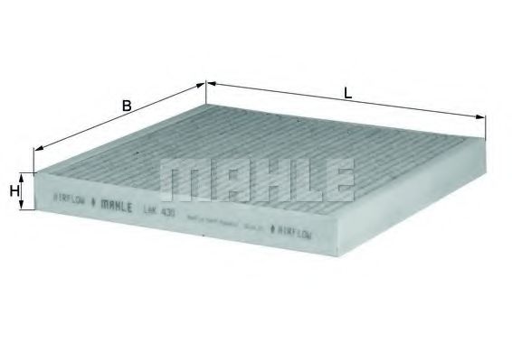Фильтр салона KNECHT LAK 430