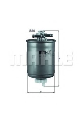 Паливний фільтр KNECHT KL 410D