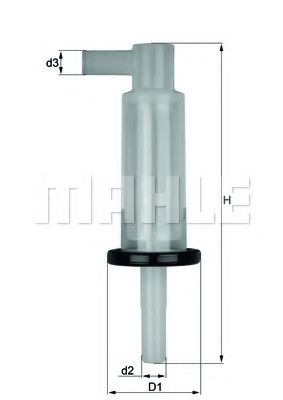 Топливный фильтр KNECHT KL 33 OF