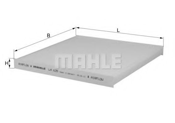 Фильтр салона KNECHT LA 635