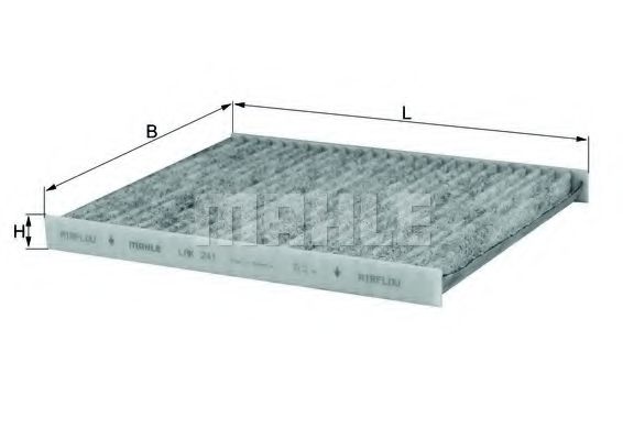 Фільтр салону KNECHT LAK 241