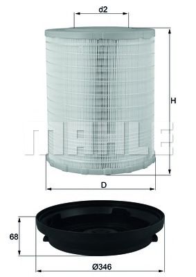 Воздушный фильтр KNECHT LX 3480 KIT