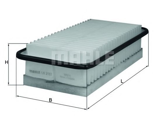 Воздушный фильтр KNECHT LX 3187