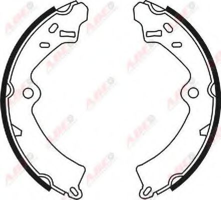 Тормозные колодки ABE C08006ABE