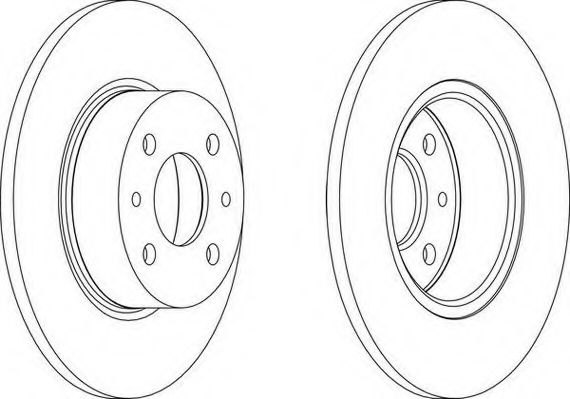Тормозной диск WAGNER WGR0066-1