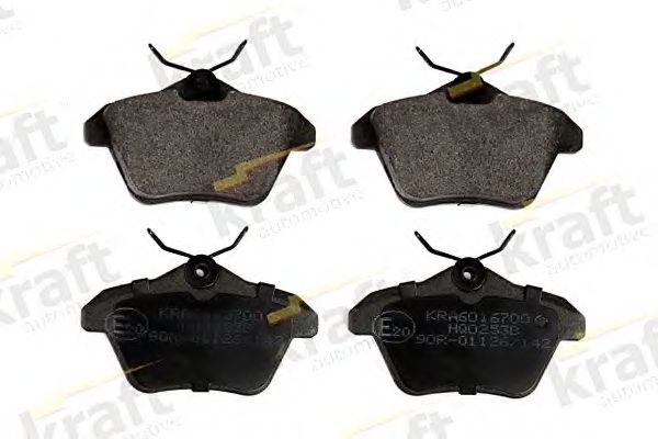 Гальмівні колодки KRAFT AUTOMOTIVE 6016700