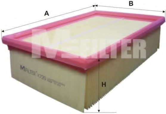 Воздушный фильтр MFILTER K 720