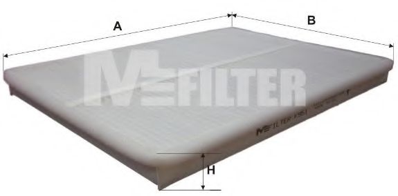 Фільтр салону MFILTER K 951