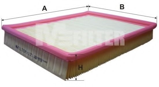 Воздушный фильтр MFILTER K 171