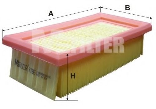 Воздушный фильтр MFILTER K 186