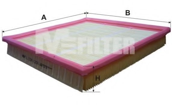 Воздушный фильтр MFILTER K 206