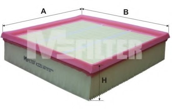 Воздушный фильтр MFILTER K 220