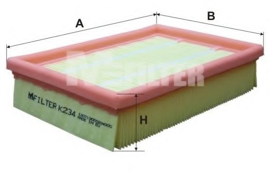 Воздушный фильтр MFILTER K 234