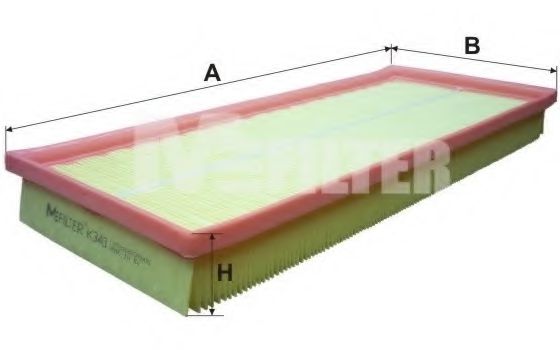 Повітряний фільтр MFILTER K 340