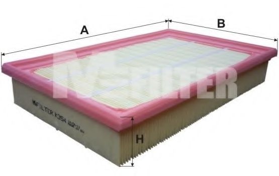 Воздушный фильтр MFILTER K 354