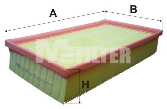 Воздушный фильтр MFILTER K 478