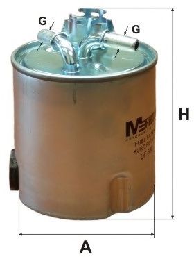 Паливний фільтр MFILTER DF 680
