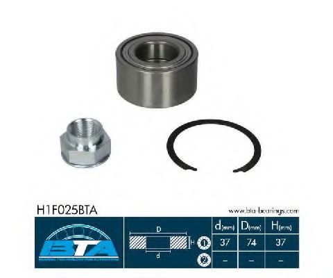 Ступичный подшипник BTA H1F025BTA