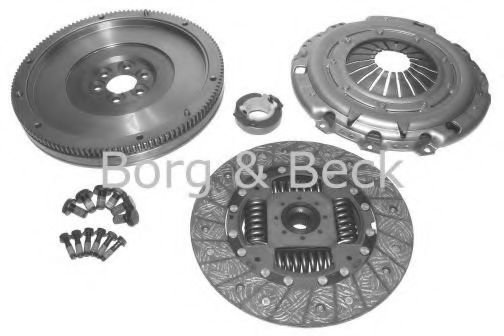 Комплект сцепления BORG & BECK HKF1000 4-In-1 DMF replacement