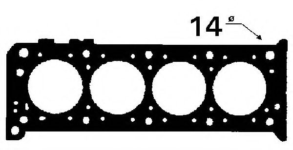 Прокладка головки блока цилиндров (ГБЦ) BGA CH4395