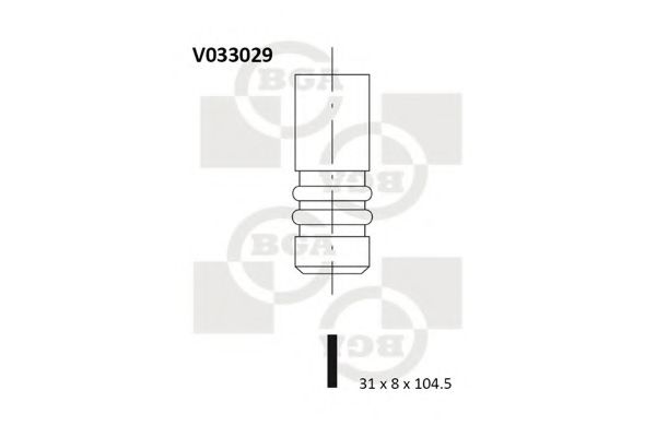 Выпускной клапан BGA V033029