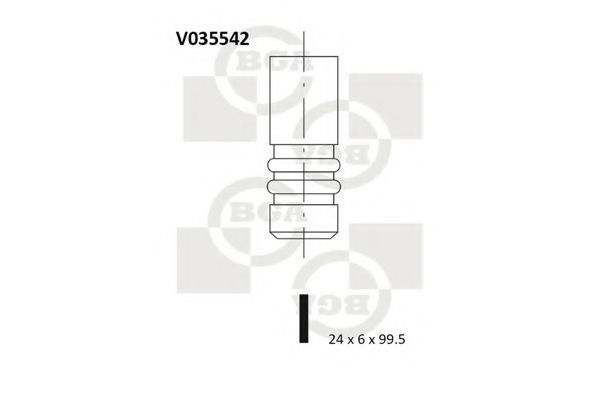 Выпускной клапан BGA V035542