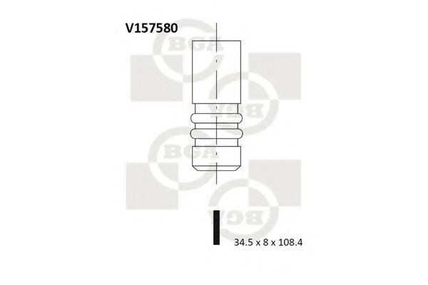 Випускний клапан BGA V157580