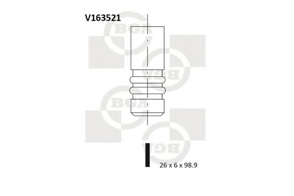 Выпускной клапан BGA V163521