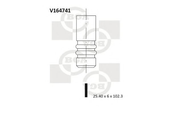Выпускной клапан BGA V164741