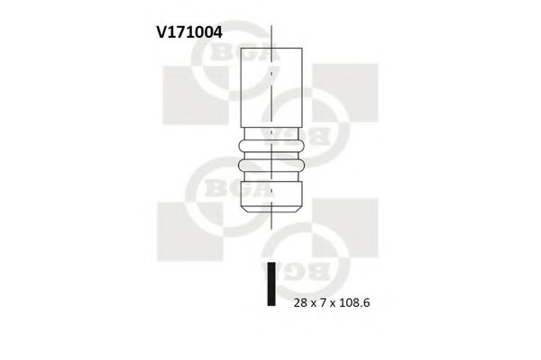 Выпускной клапан BGA V171004