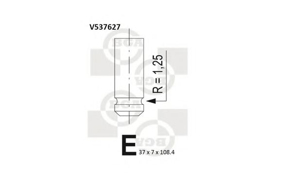 Впускной клапан BGA V537627