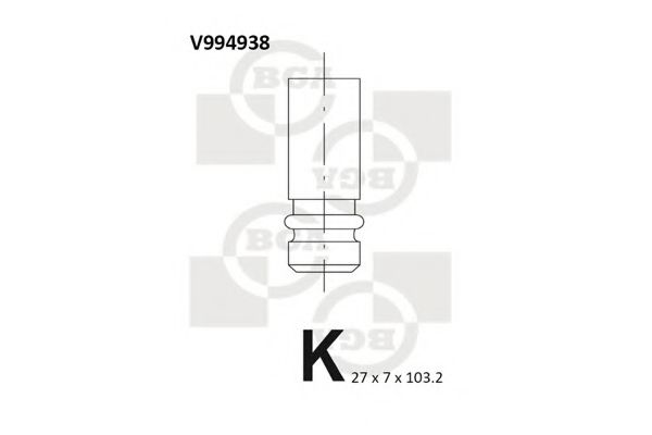 Выпускной клапан BGA V994938