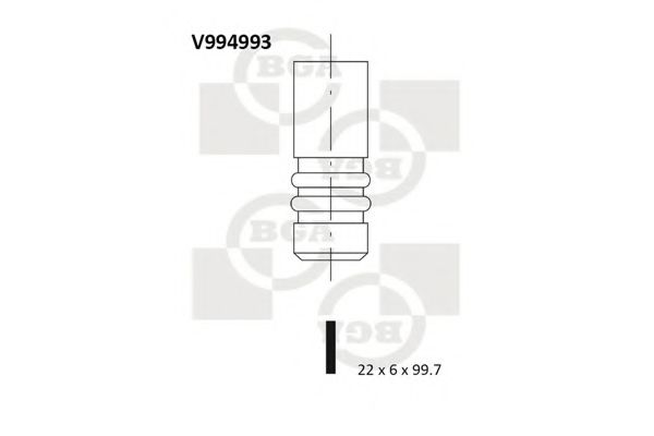 Выпускной клапан BGA V994993