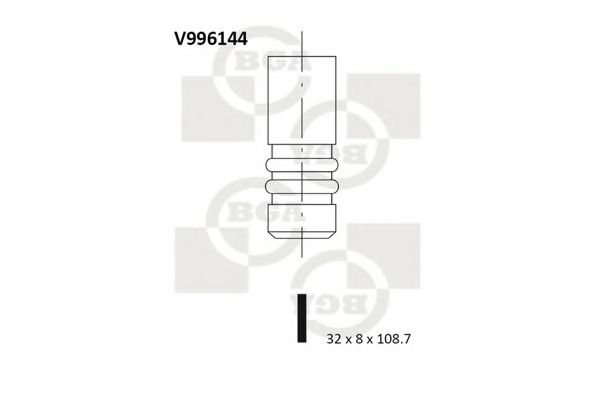 Випускний клапан BGA V996144