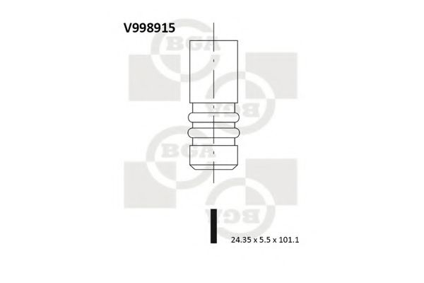 Випускний клапан BGA V998915