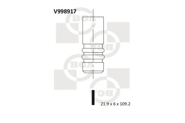 Выпускной клапан BGA V998917