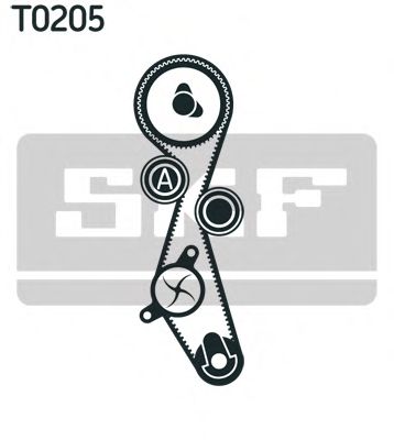 Помпа + комплект ГРМ SKF VKMC 03305