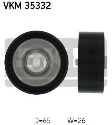 Направляющий / паразитный ролик  поликлинового ремня SKF VKM 35332
