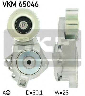 Натяжной ролик поликлинового ремня SKF VKM 65046