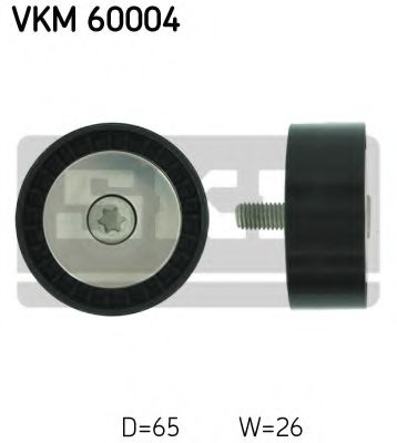 Направляющий / паразитный ролик поликлинового ремня SKF VKM 60004