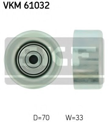 Направляющий / паразитный ролик  поликлинового ремня SKF VKM 61032