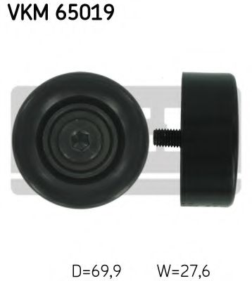 Направляющий / паразитный ролик  поликлинового ремня SKF VKM 65019