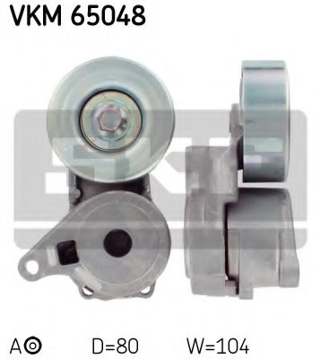 Натяжной ролик поликлинового ремня SKF VKM 65048