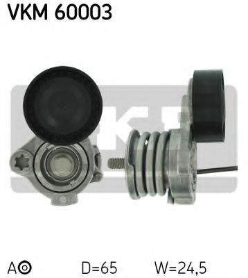 Натяжной ролик поликлинового ремня SKF VKM 60003